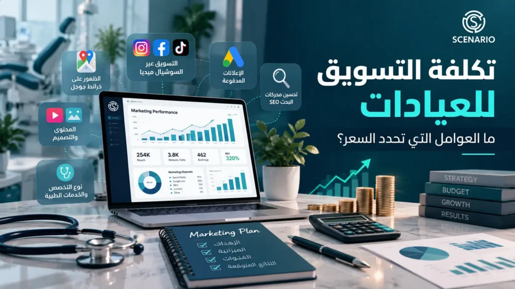 تكلفة التسويق للعيادات والعوامل التي تحدد ميزانية التسويق الطبي